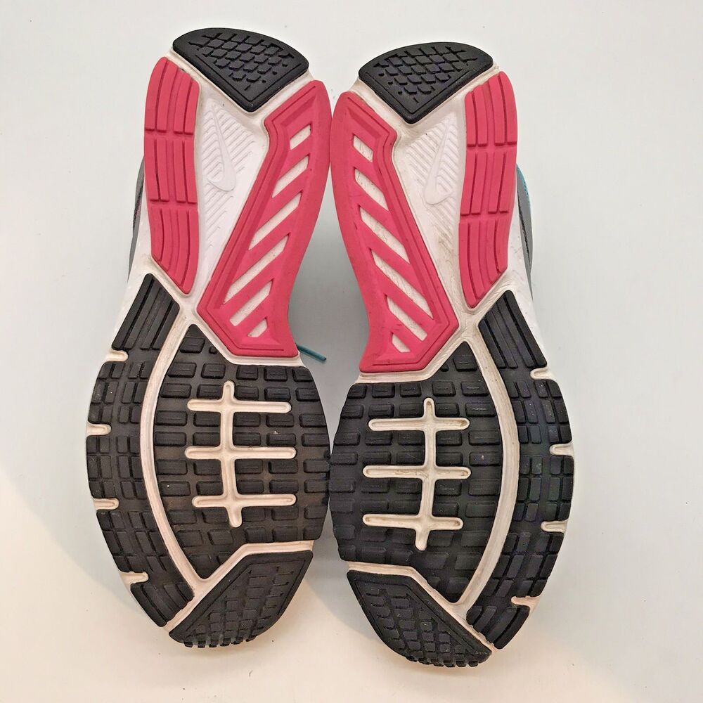 Nike Dart XII Running Shoes 831535-002 Women's 8 Gray Pink Teal Lace Up Sneakers - Picture 8 of 12